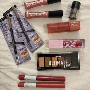 Drugstore Makeup Bundle – Maybelline, NYX, L’Oréal, Garnier Brand New & Unopened